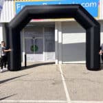 arche gonflable noire